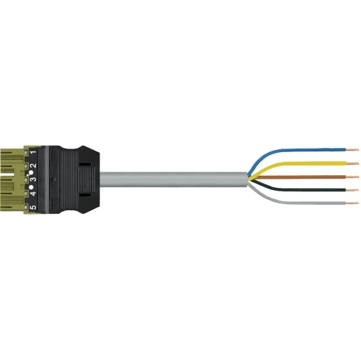 Wago SERIE 771 Patchkabel gebouwinstallatie 5p Stekker Vrij kabeluiteinde 3000mm