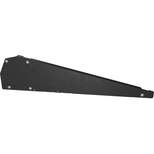 Flatfix Fusion wind deflector links zwart XL