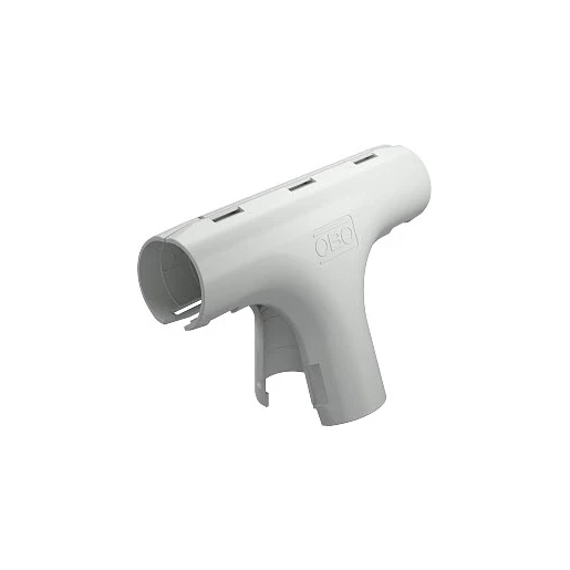 OBO Quick-Pipe-T-Stuk M25 PP lichtgrijs 7035