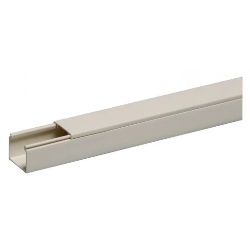 Attema Kabelkoker 3000x25x22mm PVC Bodemperforatie met deksel wit RAL 1013 AT9093