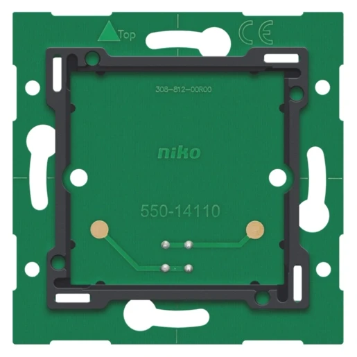 Niko Home Control Muurprint + connector 1x Montage horizontaal 550-14110