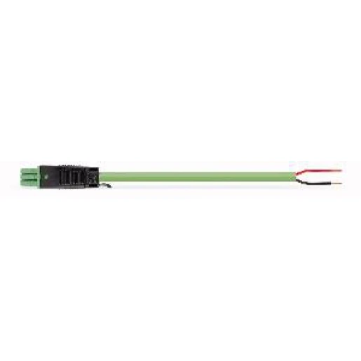 Wago Serie 894 Patchkabel gebouwinstallatie 2p Contrastekker (female) Vrij kabeluiteinde 1000mm