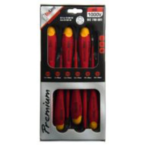 Bizline I-SLIM Platte schroevendraaiers 2 pz-schroevendraaiers i-slim (set van 4) 2 PZ 4 platte schroevendraaiers Geïsoleerd 1000 V 790081