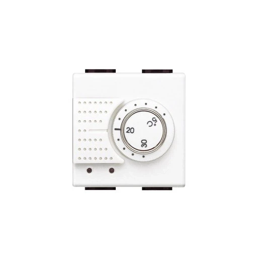 Bticino KAMERTHERMOSTAAT ELEKTRONISCH LIVINGLIGHT WIT 2A 2MODULES