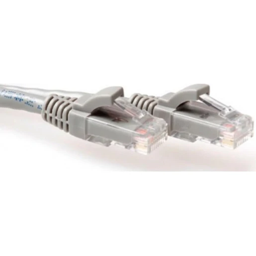 ACT LSZH patchkabel U / UTP Cat6A (IEC) RJ45 8(8) 10M grijs IB1110
