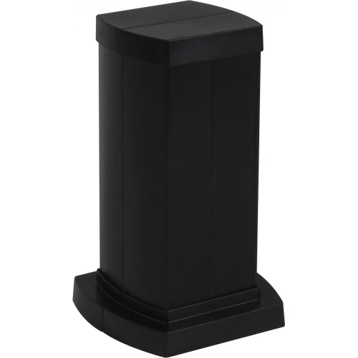 Legrand Snap-on Energiezuil dubbelzijdig 300mm 4 compartimenten zwart RAL 9005 653042