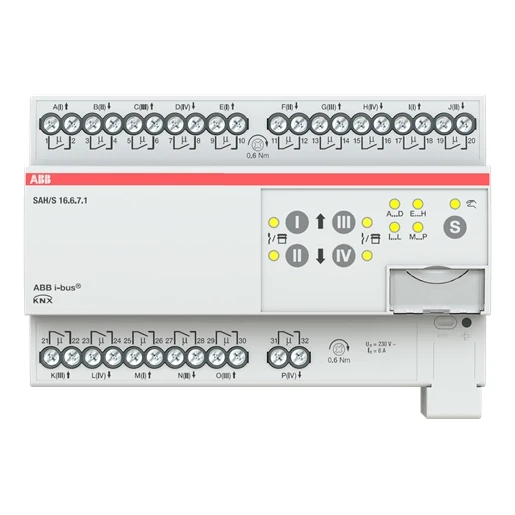 ABB Busch-Jaeger Schakel/jaloezie aktor residentieel knx 16-voudig 6 ampere