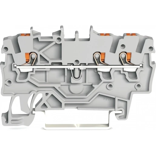 Wago 2200 Verbindingsrijgklem 0,5-1,5mm² eendr. 0,14-1mm² meerdr. Grijs