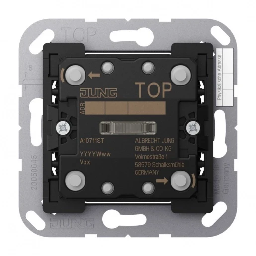 Jung AS/A range Taster standaard KNX enkelvoudig inbouw IP20 A10711ST