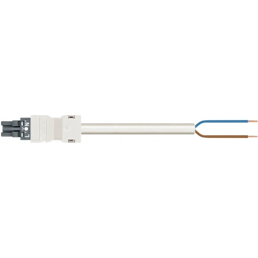Wago SERIE 771 Patchkabel gebouwinstallatie 2p Contrastekker (female) Vrij kabeluiteinde 5000mm