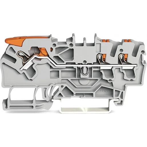 Wago SERIE 2102 Verbindingsrijgklem 0,75-4mm² eendr. 0,25-2,5mm² meerdr. Rood