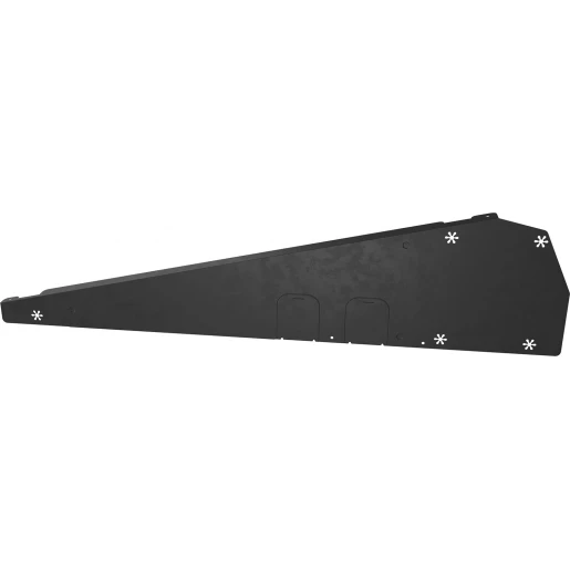 Flatfix Fusion wind deflector rechts zwart XL
