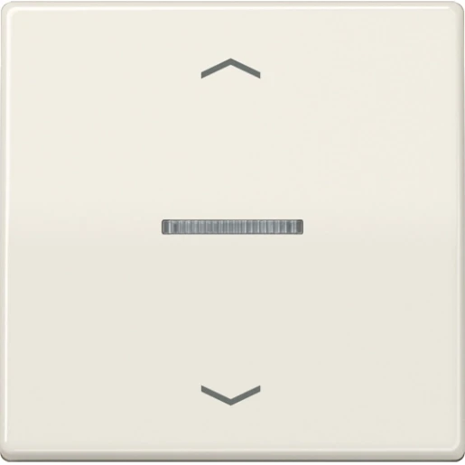 Jung AS range Home stuurafdekking pijl enkelvoudig Glanzend wit RAL 1013 BTAS17101P