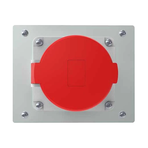 HPL Multibox inzetraam 1x CEE 32A 400V 5p IP44 uitvoering