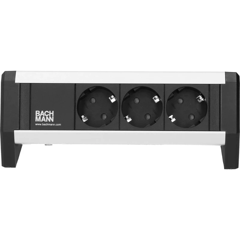 OCS Desk 1 3x 230V RA 1m GST incl. klem zwart/alu