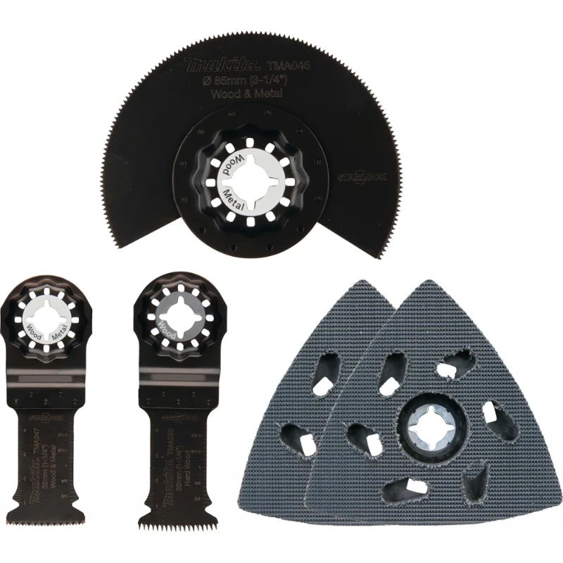 Makita Zaag-en schuurset multitool 5-delig B-67511