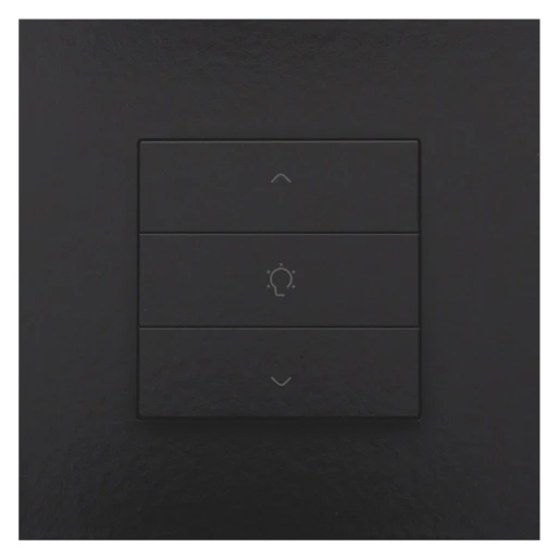 Niko Home Control Bediening dimming 3-voudig zwart inbouw IP20 200-51043