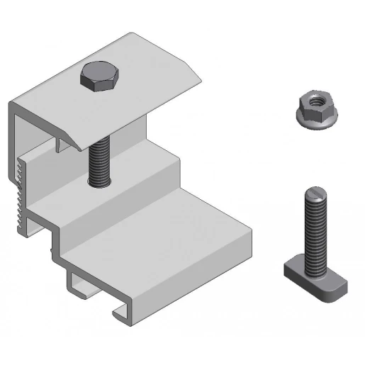 Van der Valk paneelklem 50mm aluminium voor mirco-omvormer 72.15.81 CT