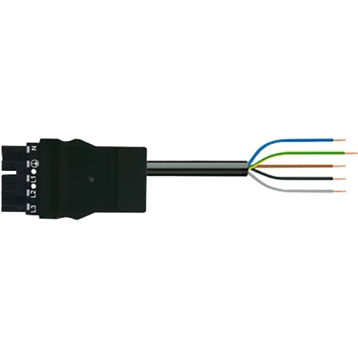 Wago Serie 771 Patchkabel gebouwinstallatie 5p Stekker Vrij kabeluiteinde 4000mm