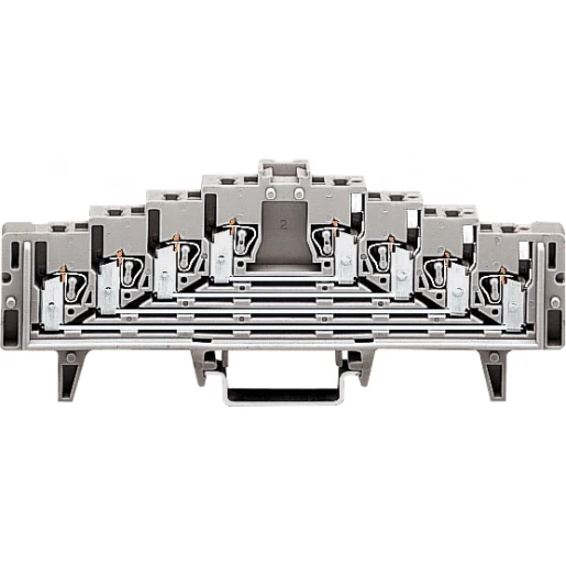 Wago Serie 727 Verbindingsrijgklem 0,08-1,5mm² eendr. 0,08-1,5mm² meerdr. Grijs