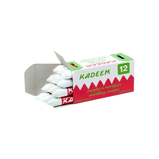 Kadeem Merkkrijt wit (1 stuk = 12) 55351020