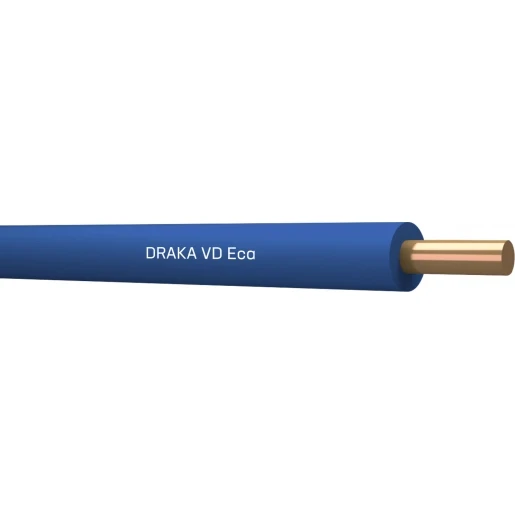 Draka VD Eca Installatiedraad 1x2.5mm² Eca PVC 70°C blauw 100M Doos 802837D3