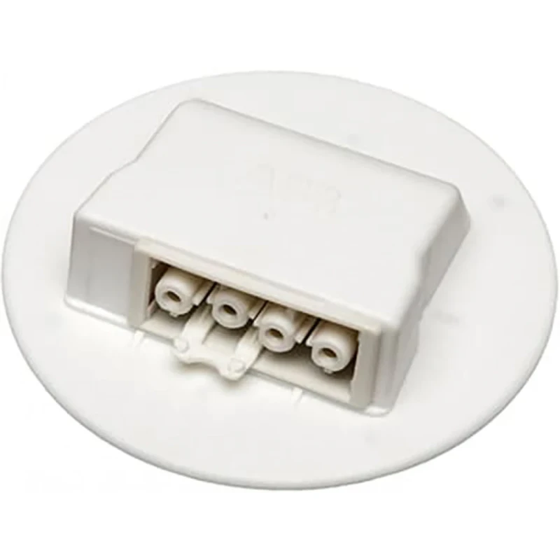 ABB CONNECTORDEKSEL INCLUSIEF GST CHASSISDEEL FEMALE 4P WIT BEDRAAD