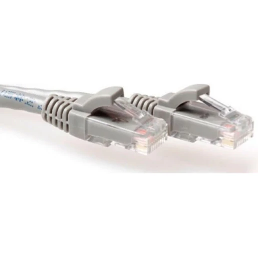 ACT LSZH patchkabel U / UTP Cat6A (IEC) RJ45 8(8) 15M grijs IB1115