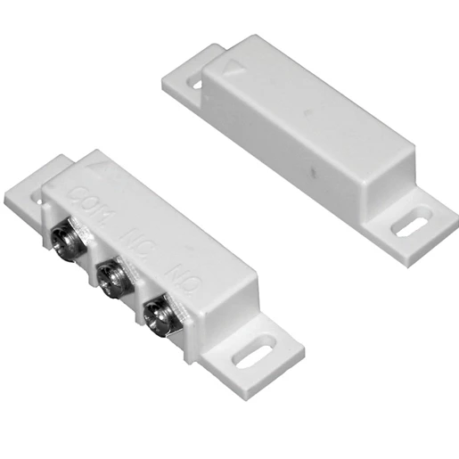 Comelit Opbouw-magneetcontact wit kunststof met klemmen c-no-nc