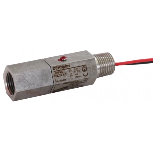 Dehn Surge arrester dehnpipe ex (i) with 1/2-14 npt female and male thread
