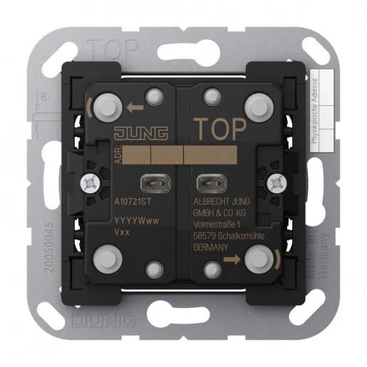 Jung AS/A range Taster standaard KNX 2-voudig inbouw IP20 A10721ST