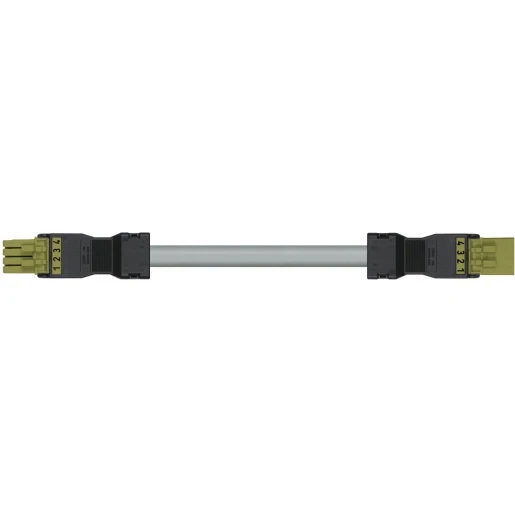 Wago SERIE 891 Patchkabel gebouwinstallatie 4p Contrastekker (female) Stekker 8000mm