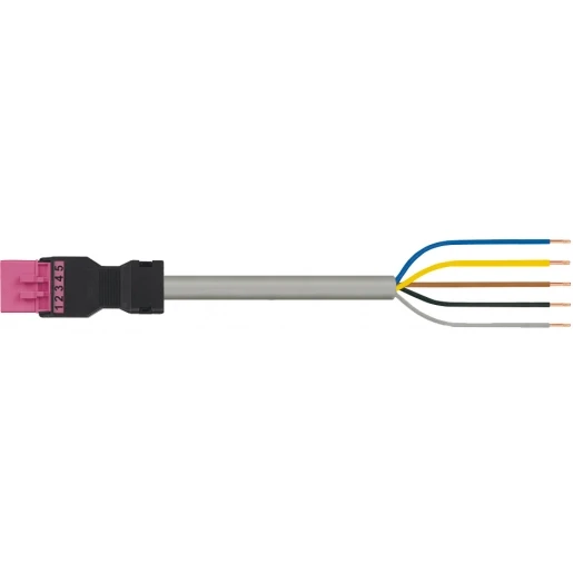 Wago SERIE 891 Patchkabel gebouwinstallatie 5p Stekker Vrij kabeluiteinde 6000mm