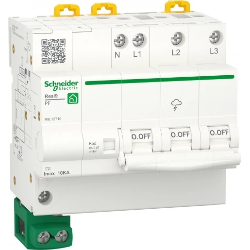 Schneider Electric QUICK PF T2 10KA 3P+N