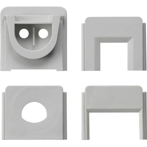 Gira SW set adapter kabelinvoer sw opbouw grijs 000730