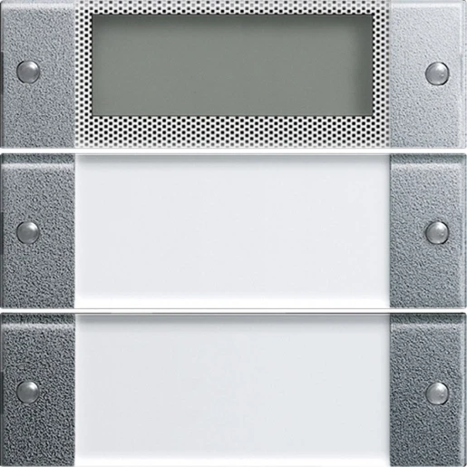 Gira Wippenset 2-v Plus TK System 55 clear/kl.alum.