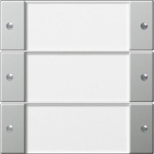 Gira Wippenset 3-v TK System 55 clear/edelstaal