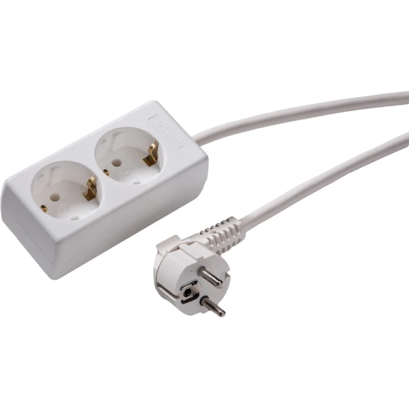 Martin Kaiser contactdooscombinatie 2RA 16A IP20 snoer 3m 1020ZL3-15W/KWS
