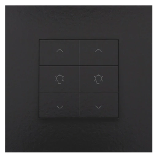 Niko Home Control Bediening dimming 6-voudig zwart inbouw IP20 200-51046