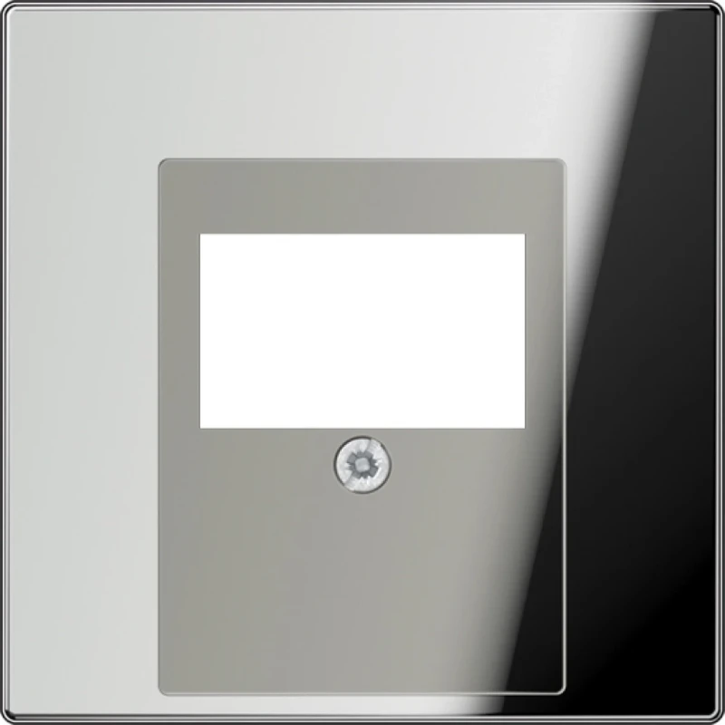 Jung LS range Afdekking USB-aansluiting TAE 1 connector MetaalZonder label chroom GCR2969T