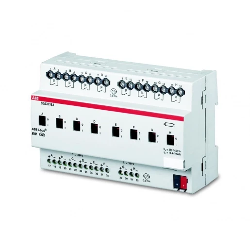 ABB Busch-Jaeger i-bus KNX Schakel- dimaktor 0-10V KNX 1-10 V 8-v DIN-rail 2CDG110081R0011