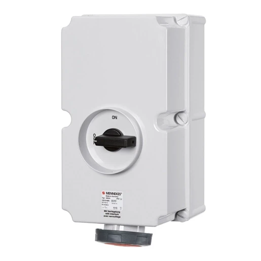 Mennekes Wandcontactdoos 125A 5P 6H 400V IP67 DUO