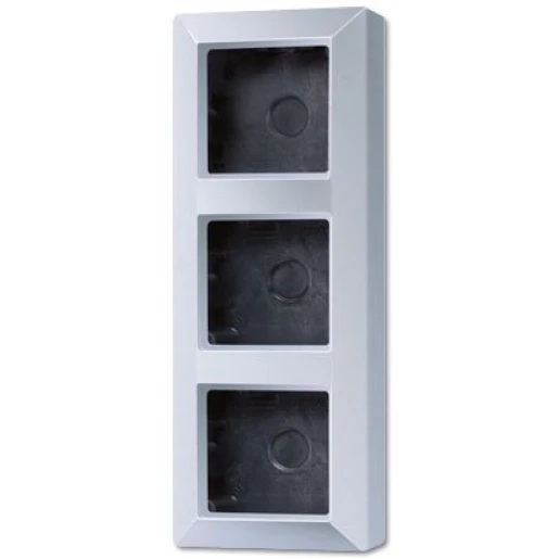 Jung AS range opbouwkap a500 3-voudig aluminium Horizontaal en verticaal AS583AAL