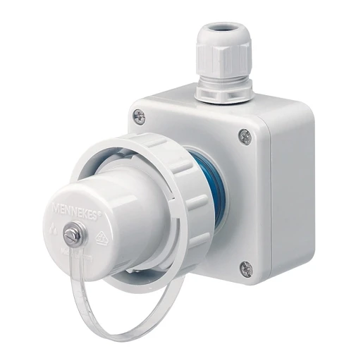 Mennekes Schuko toestelcontactstop pe blauw IP68 10864