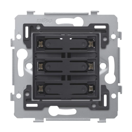 Niko Drukknop + LED inbouw groepen drukcontact Druk-/tiptoetscontact 170-67151