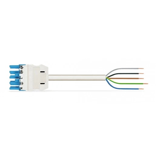 Wago Serie 771 Patchkabel gebouwinstallatie 5p Contrastekker (female) Vrij kabeluiteinde 5000mm