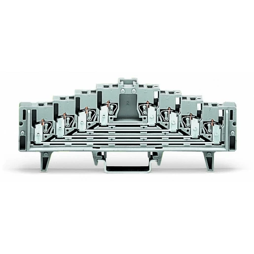 Wago Serie 727 Verbindingsrijgklem 0,08-1,5mm² eendr. 0,08-1,5mm² meerdr. Grijs