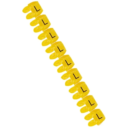 Legrand CAB 3 adercodering Schriftvorm 0.4-0.8mm Klemmen (snap) Geel