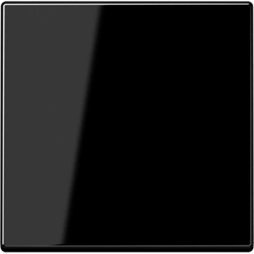Jung A range stuurafdekking standaard a500 enkelvoudig Glanzend zwart RAL 9005 A1700SW