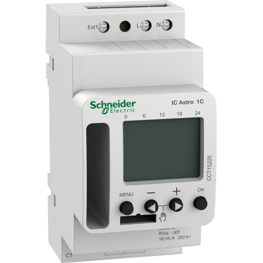 Merten Acti9 Schemerschakelaar IC Astro 1C DIN-rail 230V 16A CCT15225